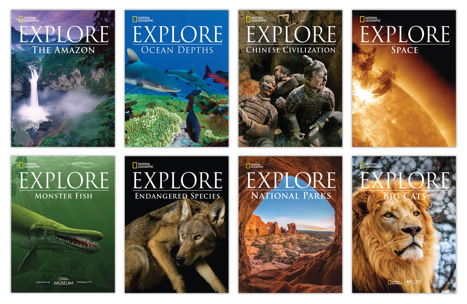 National Geographic Explore Covers