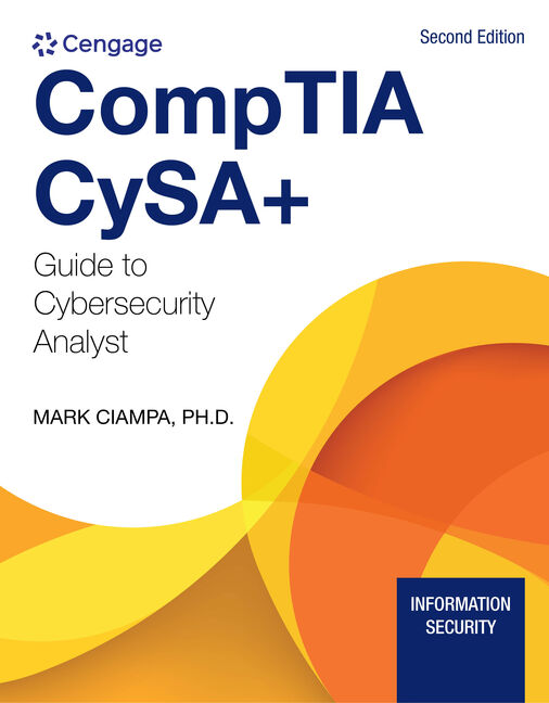 CompTIA CySA+ Guide to Cybersecurity Analyst book cover