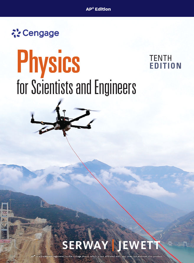 Physics for Scientists and Engineers, AP Edition, 10th edition, book cover